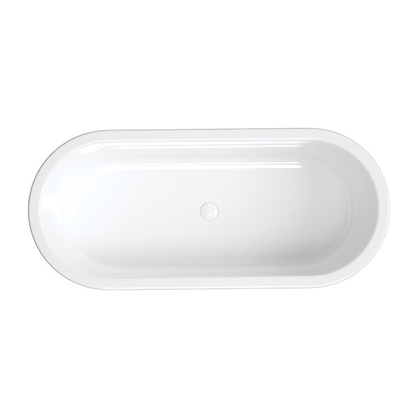 OMNIRES - baignoire îlot OMNIRES PARIS M+  156X79 CM  couleur : blanc  finition : brillant - large