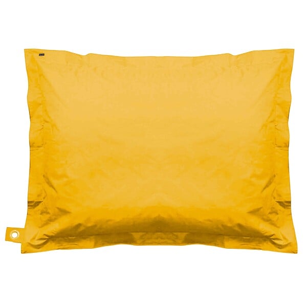 OVIALA - Housse vide de coussin de sol XXL jaune - Solys - large