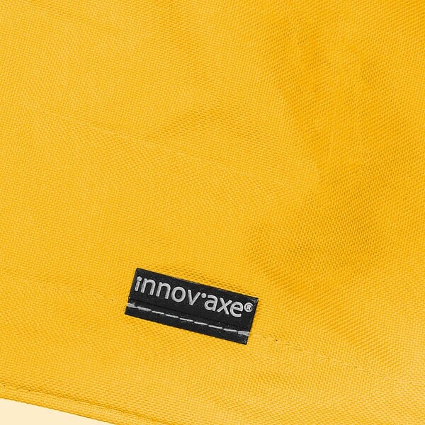 OVIALA - Housse vide de coussin de sol XXL jaune - Solys - large