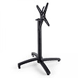 OVIALA - Pied de table avec système inclinable en aluminium noir Klipo - Klipo - vignette