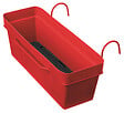 DEROMA - Kit jardinière Like R Rosso - 49x18x17cm - vignette