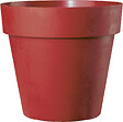 DEROMA - Pot de fleurs rond Like R - Rouge - Diam.26xH.23.5cm - vignette