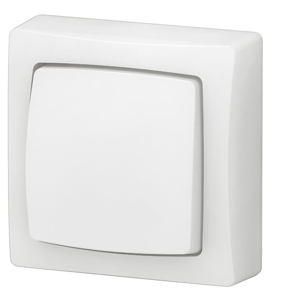 LEGRAND - Poussoir saillie plastique ASL Blanc 230V - large