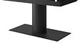 JUSTUS - Pied métal central - Acier - Noir - Réglable 4 cm - vignette