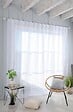LOVELY - Madrid voile 290x260 blanc - vignette