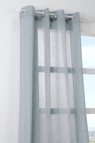 STOF - Voilage polyester Paloma - Glacier - L.140xl.260cm - large