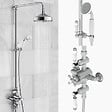 ROGIER & MOTHES - Ensemble de douche thermostatique rétro HELEN 2 sorties - vignette