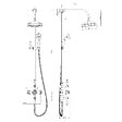 ROGIER & MOTHES - Ensemble de douche thermostatique rétro HELEN 2 sorties - vignette