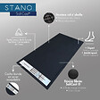 STANO - Receveur de douche 90 x 160 cm extra plat blanc LUCIA en SoliCast® surface ardoisée - vignette