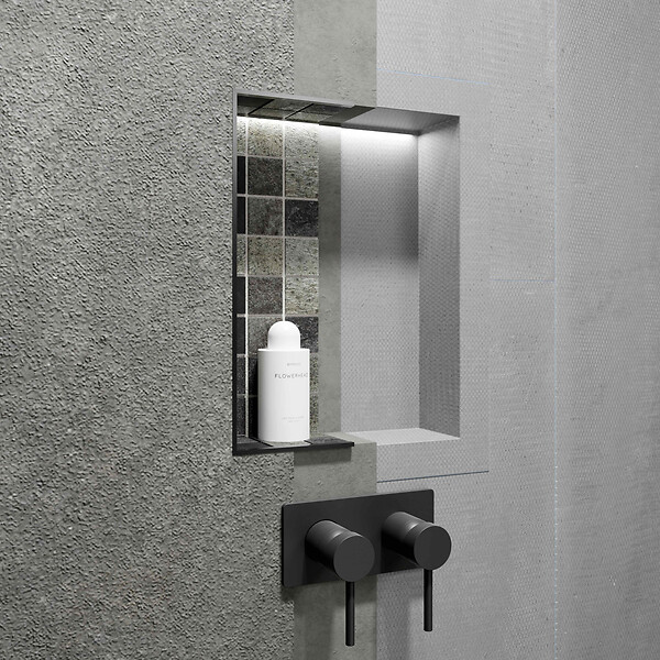 MARMOX - Niche à carreler étanche - Format intérieur U-Tile- 15 cm de profondeur - large