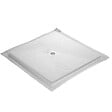 U-TILE - Receveur de douche blanc 90 x 90 cm en résine aspect ardoise - grille carrée - vignette