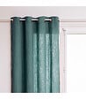 ATMOSPHERA - Rideau à œillets en coton Vert Céladon 130 x 260 cm - vignette