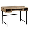 ATMOSPHERA - Bureau 2 portes en Bois et pieds en Acier - vignette