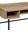ATMOSPHERA - Bureau 2 portes en Bois et pieds en Acier - vignette