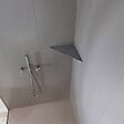 U-TILE - Tablette d'angle douche  Gris ardoise Aqua - triangle - vignette