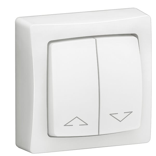 LEGRAND - Interrupteur volet roulant - Saillie - Blanc - large