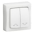 LEGRAND - Interrupteur volet roulant - Saillie - Blanc - vignette