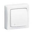 LEGRAND - Va-et-vient 230V 10A led temoin complet Appareillage saillie - blanc - vignette