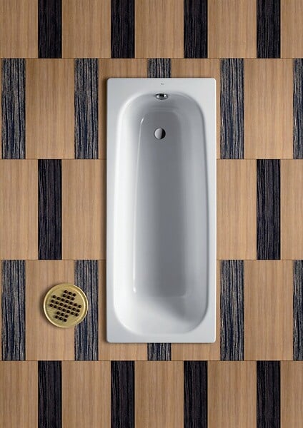 ROCA - Baignoire CONTESA 160x70 cm perçée 2 trous avec pieds ROCA A235997000 - large