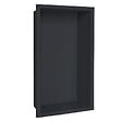U-TILE - Niche design encastrable en acier inox de couleur noire 40 x 20 cm - vignette