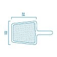 EDM - Attache-feuilles de surface classique 31x24cm edm - vignette