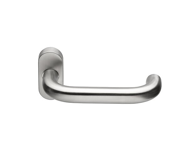 HERACLES - Béquille double sur rosace étroite inox Jade 1294 - Héraclès - B-INOX-RE03 - large