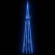VIDAXL - vidaXL Sapin de Noël cône 752 LED bleues Décoration 160x500 cm - vignette
