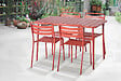 Table de jardin Honfleur - Acier - Terracotta - 6 personnes - vignette