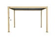 Pergola à lames orientables en aluminium imitation bois - 4x3m - H.250xL.391xP.301cm - vignette