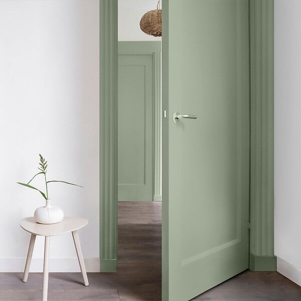 DULUX VALENTINE - Peinture mur et boiserie - Vert Saule - 0,5L - large