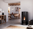 FREEPOINT - Poêle à granulés EOS 8 - Acier - Noir - 9.5kW - vignette