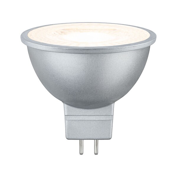 PAULMANN - Ampoule LED réflecteur GU5.3 chrome mat 445lm 2700 K - large