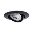 PAULMANN - Kit 3 spots LED encastrés orientables noir mat 3000K - vignette
