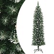 VIDAXL - vidaXL Sapin de Noël artificiel mince avec support 120 cm PVC - vignette