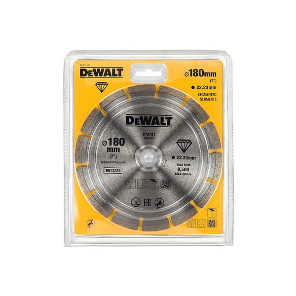 DEWALT - Disque diamant fritté Ø180mm DEWALT DT3721-QZ - large