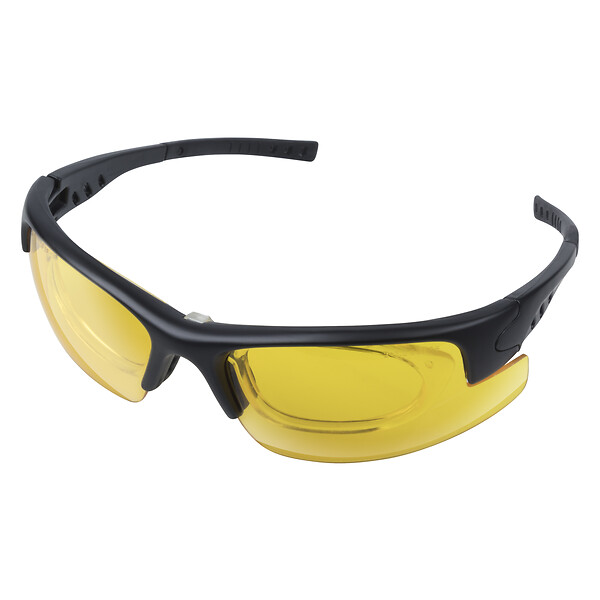 WOLFCRAFT - Lunettes anti-lumière bleue - Jaunes - Clip-on - large