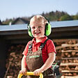 WOLFCRAFT - Casque antibruit enfant - Néoprène - Vert - 27 dB - vignette