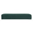 ATMOSPHERA - 2 en 1 Pouf pliant et coffre de rangement Velours Vert cèdre 38 x 38 cm - vignette