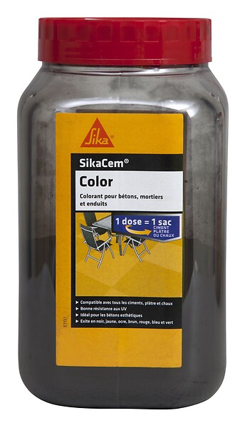 SIKA - Colorant Sikacem poudre noir 0.7kg - large