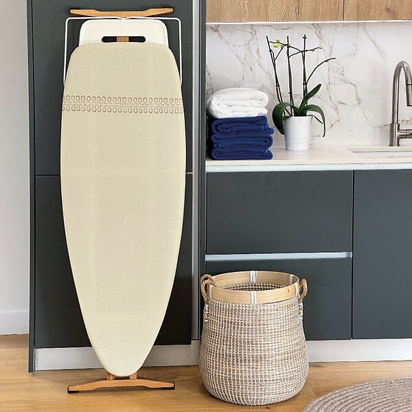 KITCHEN MOVE - Table à repasser avec repose fer TAIGA 130x47cm - large