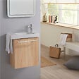 PLANETE BAIN - Ensemble lave mains oak bordolino avec lave mains porte serviette et mitigeur - vignette