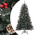 VIDAXL - vidaXL Sapin de Noël artificiel avec support Vert 150 cm PVC - vignette