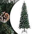 VIDAXL - vidaXL Sapin de Noël artificiel avec support Vert 240 cm PVC - vignette