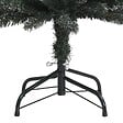 VIDAXL - vidaXL Sapin de Noël artificiel mince avec support Vert 240 cm PVC - vignette