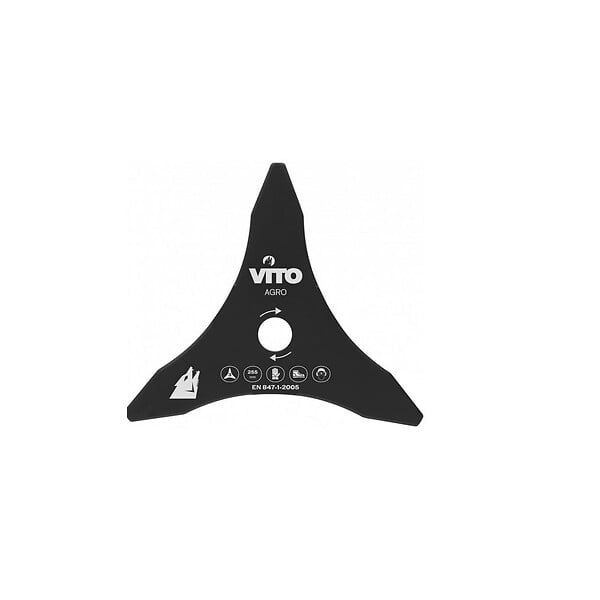 VITO - Debroussailleuse thermique 47Cm3 Moteur 2T 2.7CV + Bobine  avec fil + lame 3 dents + Harnais VITO - large