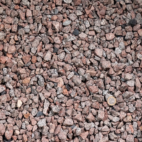 RO'MA NATURE - Gravier Granit Rouge 8-16 mm - Lot de 40 sacs de 20 kg (16 m²) - large