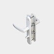 MODE DE VIE - Poignée de porte Salomea - Aluminium - Serrure bouton - Blanche - vignette