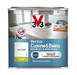 V33 BOIS - Vernis Cuisine et Bains Incolore satin 0.5L - vignette
