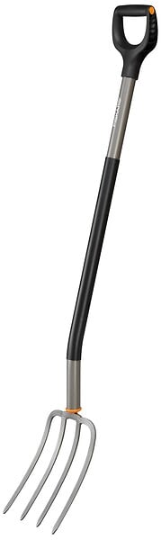 FISKARS - Fourche à bêcher ergonomique - Acier forgé - 1323mm - large