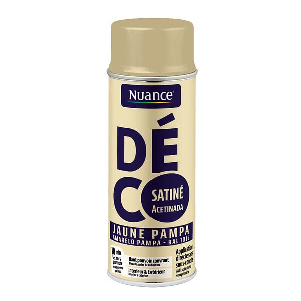 NUANCE - Peinture aerosol - Beige pampa - Satin - 400ml - large